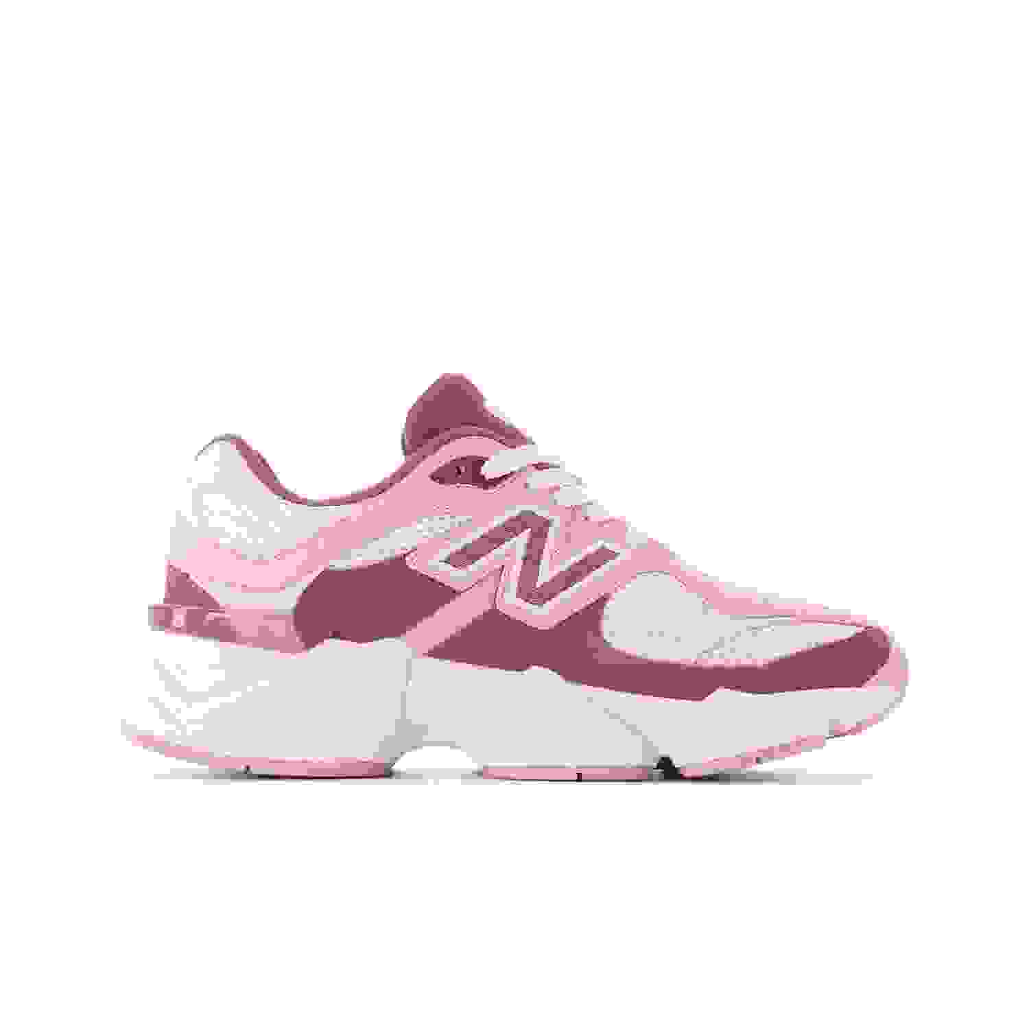 New Balance 9060 Grade School Girls' "Pink/Burgundy" Shoe